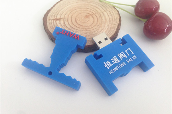 閥門電動裝置U盤款式，開模定制獨特PVC點膠U盤